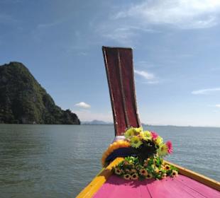 Bootsfahrt mit Long Thail Boot