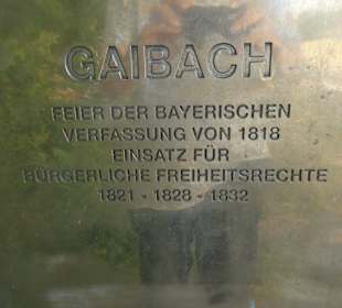 Bei der Konstitutionssäule bei Gaibach