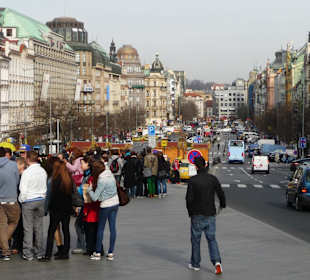 Wenzelsplatz, Blick Richtung Altstädter Ring