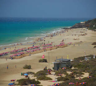 Plaża w costa calma