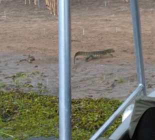 Auf dem Chobe River, Wetterumschlag