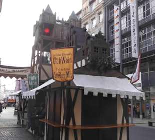 Der Mittelalter Weihnachtsmarkt.