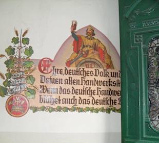 Wandbild im Eingangsbereich