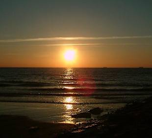 Sonnenuntergang an der Belgischen Küste