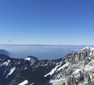 Zdjęcie zrobione z gondolki - leysin