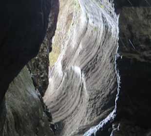 Ausschwemmungen durch den Wildbach