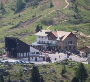 Blick auf den Falzarego Pass