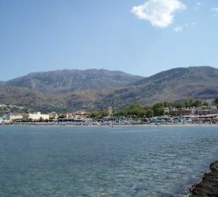 Blick auf Corissia Beach/Georgioupolis