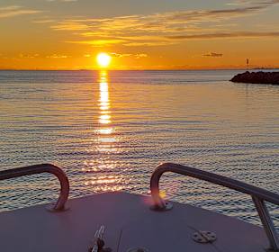 Sonnenuntergang Ria Formosa Bootstour