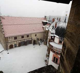 Blick vom Hexenturm der Veste Heldburg