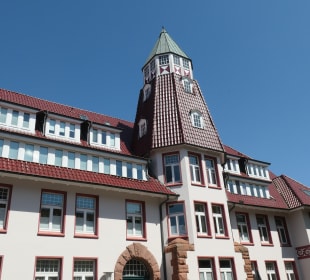 Das frühere Stabsgebäude der Grimmershörnkaserne
