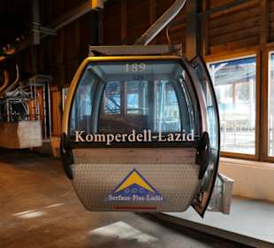 Komperdellbahn Lazidbahn 6-er CWA OMEGA Gondel