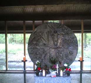 Altarbild der Kapelle a. d. Raststätte Geismühle