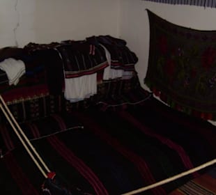 Schlaffzimmer im Musterhaus