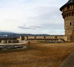 Wernigerode Hof vor dem Schlosseingang