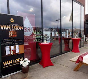 Außenansicht der Destillerie "Piekfeine Brände"