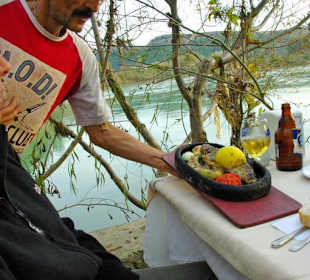 Als Gast im Restaurant
