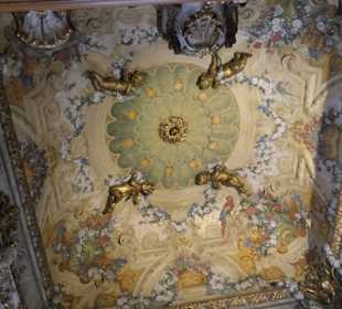 Bei der Führung durch das Residenzschloss Rastatt