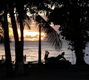 Sonnenuntergang Beach Road