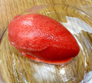 Hausgemachtes Erdbeer-Sorbet