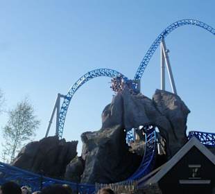 blue fire Megacoaster 