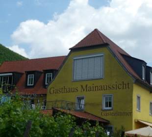 Mittagspause in der Gifthütte / Mainaussicht