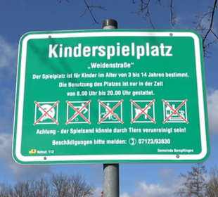 Kinderspielplatz Weidenstraße