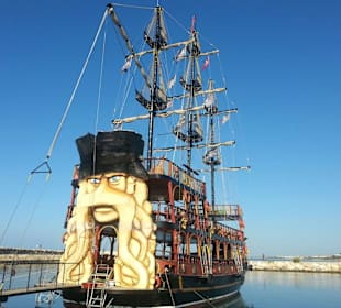 Fahrt mit dem Piratenschiff