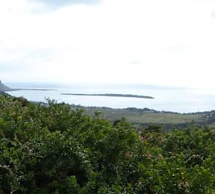 Blick zur Lagune mit Le Morne Brabant 