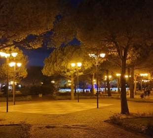 Der Tanzplatz leider Leere pur