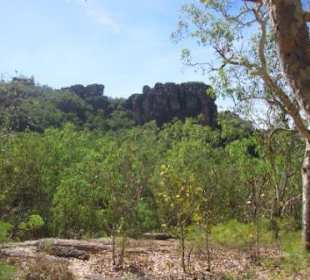 Teil des Geländeabbruchs im Kakadu Nationalpark