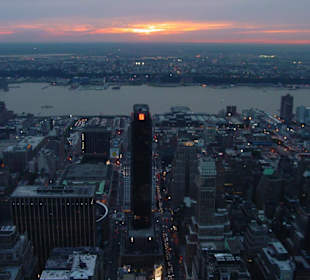 Manhattan Sonnenuntergang