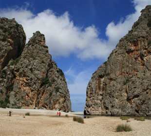 Blick vom hinteren Teil Richtung Strand