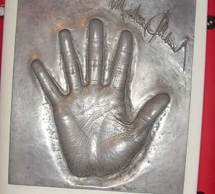 Handabdruck von Michael Jackson
