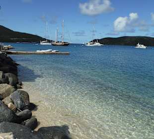 Ankunft Leverick Bay