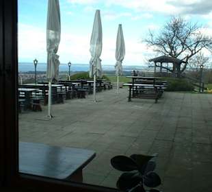 Biergarten bzw. Veranda des Gasthofes