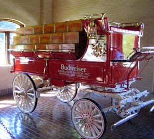 Pferdewagen Budweiser