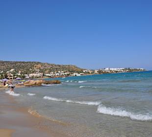 Der Strand in Stalis