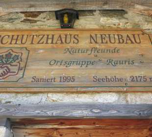 Schutzhaus Neubau