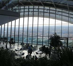 Palmengarten im inneren des Skygardens