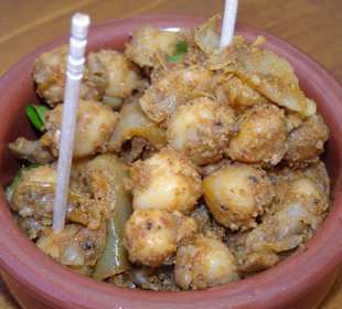 Tapasauswahl im Restaurant La Paëlla de la Mer