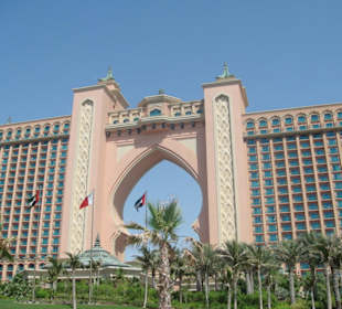 Blick auf das Hotel Atlantis