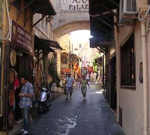 Gasse in Rhodos Altstadt