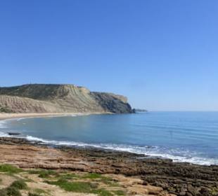 Blick auf Rocha Negra und Praia da Luz