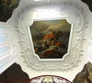 Deckenfresko im Zentral-Schloss