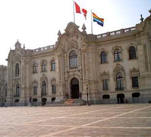 View of the Governments Palace in Lima