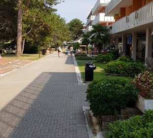 An der Promenade entlang