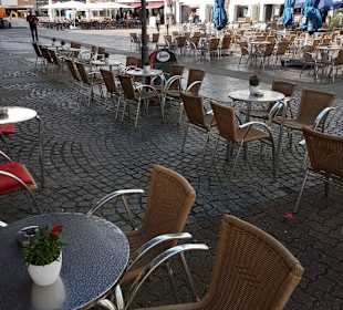 Schöne Außengastronomie