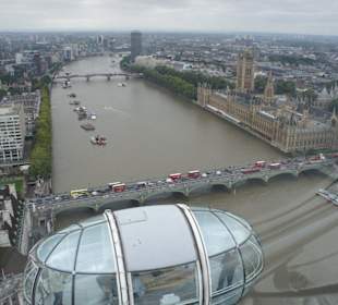 London Eye Ansicht / Aussicht