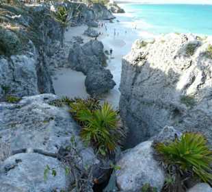 Strand an der Festung